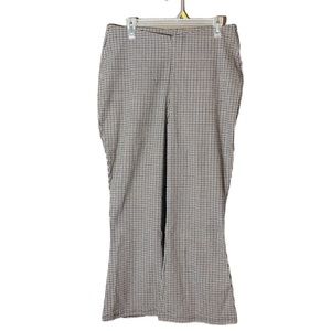A Beautiful Soul Pull On Pants Bootcut Houndstooth Plaid Size X quisite XL 10-12